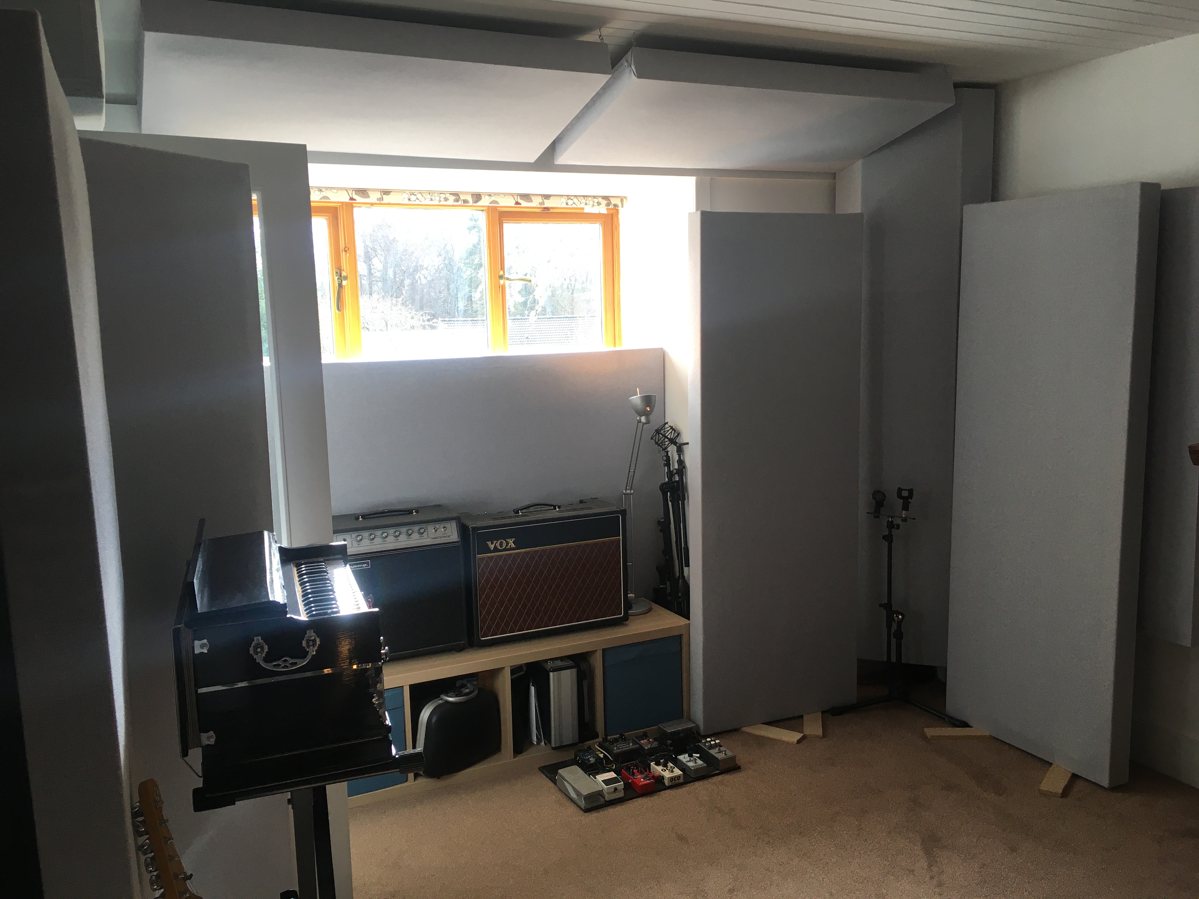 Recording area of Rose Croft Studio